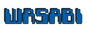Rendering "WASABI" using Computer Font