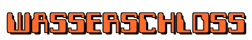 Rendering "WASSERSCHLOSS" using Computer Font