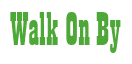 Rendering "Walk On By" using Bill Board