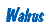Rendering "Walrus" using Big Nib