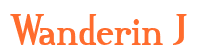 Rendering "Wanderin J" using Credit River