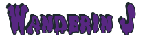 Rendering "Wanderin J" using Drippy Goo