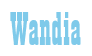 Rendering "Wandia" using Bill Board