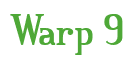 Rendering "Warp 9" using Credit River
