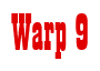 Rendering "Warp 9" using Bill Board