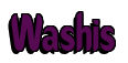 Rendering "Washis" using Callimarker