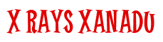 Rendering "X Rays Xanadu" using Cooper Latin