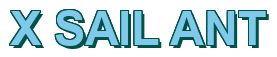 Rendering "X SAIL ANT" using Arial Bold