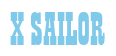 Rendering "X SAILOR" using Bill Board