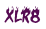 Rendering "XLR8" using Charred BBQ