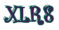 Rendering "XLR8" using Curlz