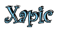 Rendering "Xapic" using Curlz