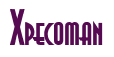 Rendering "Xpecoman" using Asia