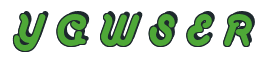 Rendering "Y A W S E R" using Anaconda