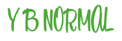 Rendering "Y B NORMAL" using Bean Sprout