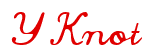 Rendering "Y Knot" using Commercial Script
