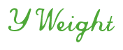 Rendering "Y Weight" using Commercial Script