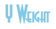 Rendering "Y Weight" using Asia