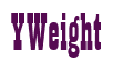 Rendering "Y Weight" using Bill Board