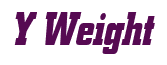 Rendering "Y Weight" using Boroughs