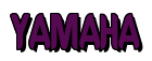 Rendering "YAMAHA" using Callimarker