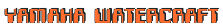 Rendering "YAMAHA WATERCRAFT" using Computer Font
