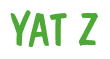 Rendering "YAT Z" using Dom Casual