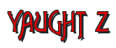 Rendering "YAUGHT Z" using Agatha