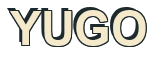 Rendering "YUGO" using Arial Bold