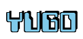 Rendering "YUGO" using Computer Font