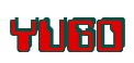 Rendering "YUGO" using Computer Font