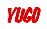 Rendering "YUGO" using Big Nib