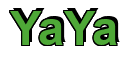 Rendering "YaYa" using Arial Bold