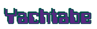 Rendering "Yachtabe" using Computer Font