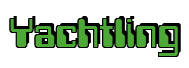 Rendering "Yachtling" using Computer Font