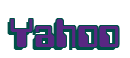 Rendering "Yahoo" using Computer Font