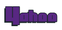 Rendering "Yahoo" using Alpha Flight 