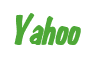 Rendering "Yahoo" using Big Nib