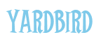 Rendering "Yardbird" using Cooper Latin