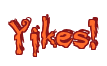 Rendering "Yikes!" using Buffied
