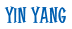 Rendering "Yin Yang" using Cooper Latin