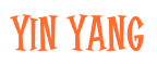 Rendering "Yin Yang" using Cooper Latin