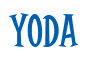 Rendering "Yoda" using Cooper Latin
