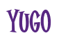 Rendering "Yugo" using Cooper Latin