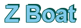 Rendering "Z Boat" using Arial Bold