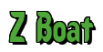 Rendering "Z Boat" using Callimarker