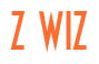 Rendering "Z WIZ" using Anastasia