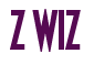 Rendering "Z WIZ" using Asia