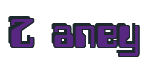 Rendering "Z aney" using Computer Font