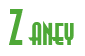 Rendering "Z aney" using Asia